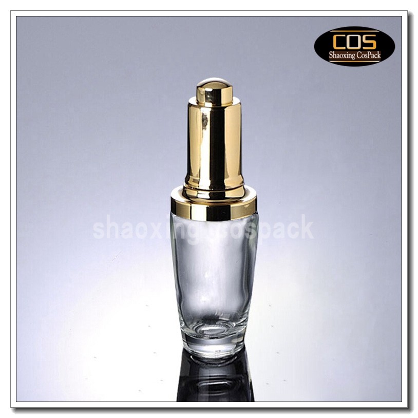 DB40-30ml dropper glass bottle with gold top (1)