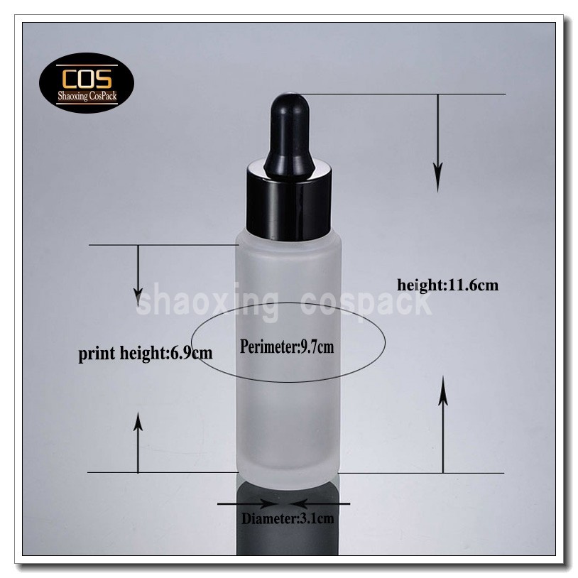 DB26-30ml black rubber dropper glass bottle (3)