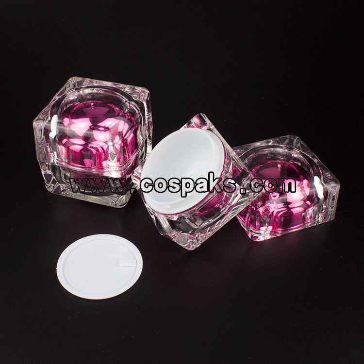 JA54-30ml hot pink metalized jar (3)