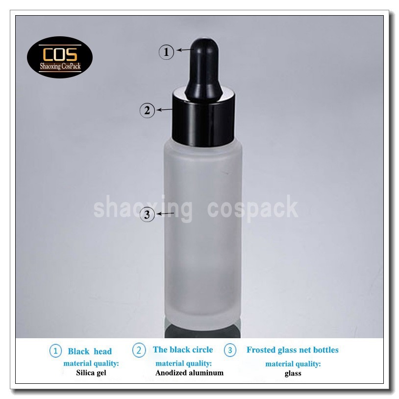 DB26-30ml black rubber dropper glass bottle (2)