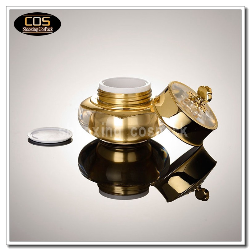 JA201-15g gold acrylic jar