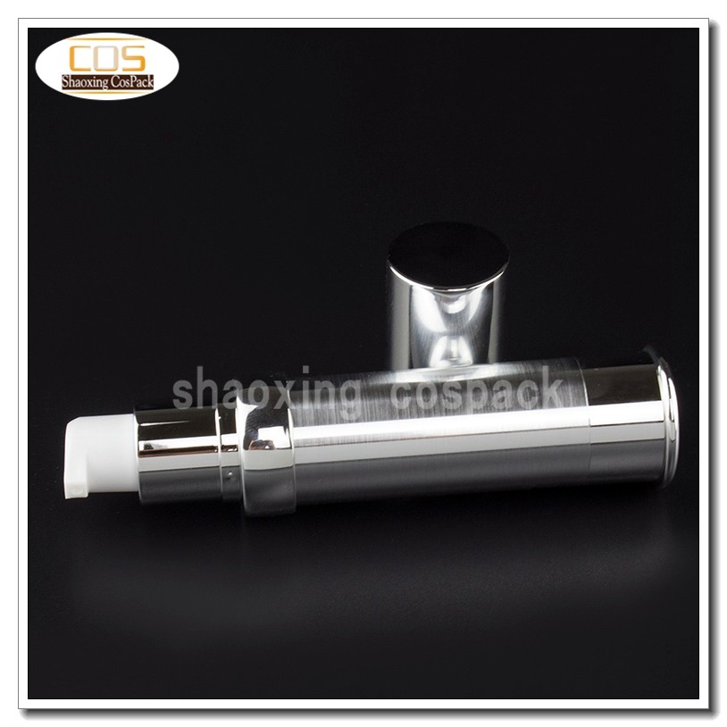 ZA218-20ml Silver Airless Cosmetic Bottle (3)