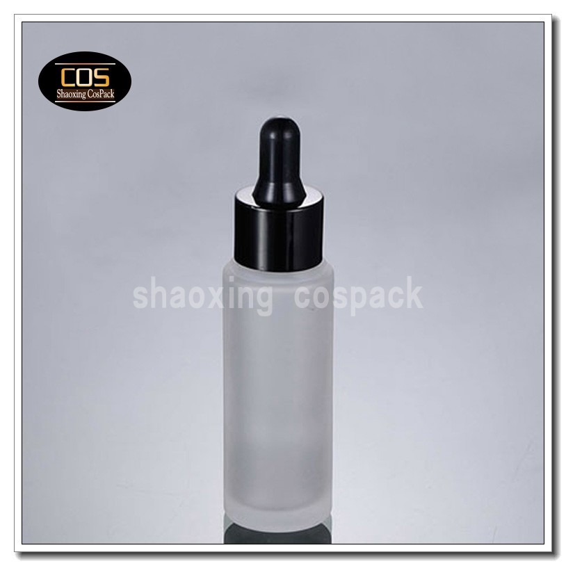 DB26-30ml black rubber dropper glass bottle (1)