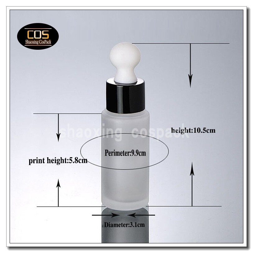 DB26-25ml frosted glass bottle dropper (3)