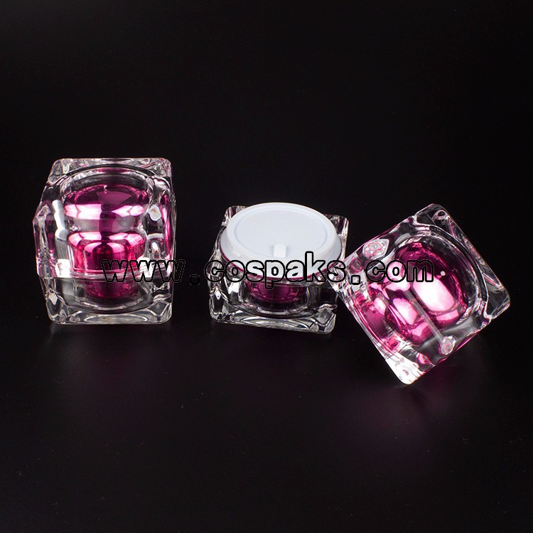 JA54-30ml hot pink metalized jar (4)