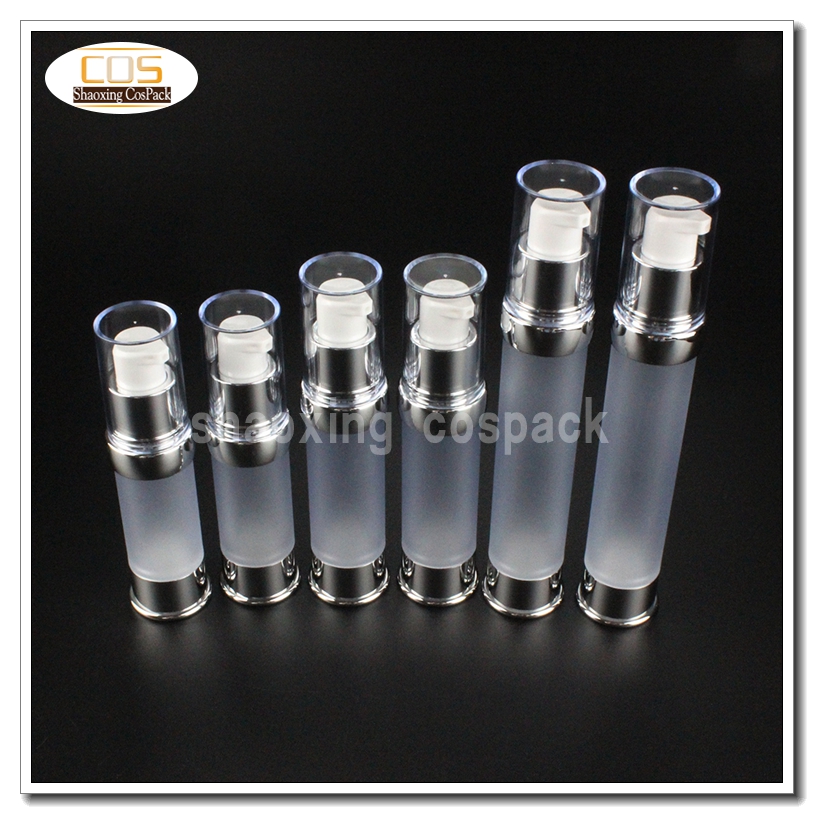 15ml 20ml 30ml frost airless pump bottles