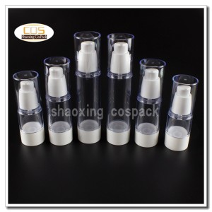 airless cosmetic pump bottles