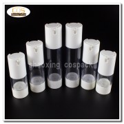 clear airless cosmetic pump packaging