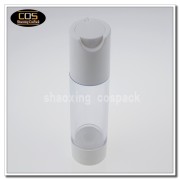 ZA213-50ml clear bottle with white base (3)