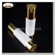 ZA213-50ml white body with gold base pump bottle (4)
