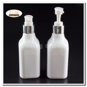 PET11-200ml white body lotion pump bottle (1)