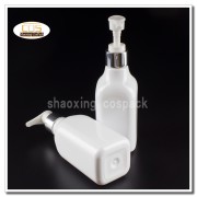PET11-200ml white body lotion pump bottle (4)