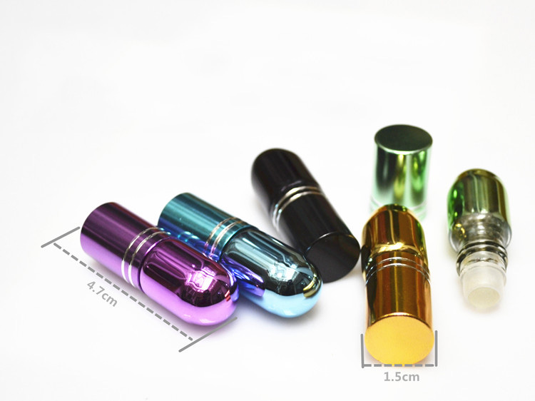 3ml glass roll on bottle