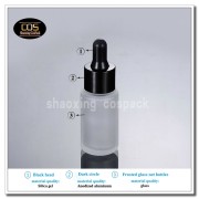 DB26-20ml frost glass with black shell dropper (3)