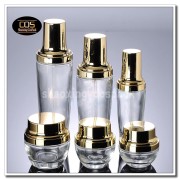 DB40-50ml Clear Glass dropper with gold cap (2)