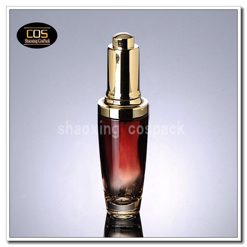 Gold cap dropper bottle 50ml