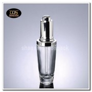 DB40-50ml clear glass with silver cap (1)