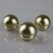 JA10-15ml Gold Ball shape cosmetic jar (1)
