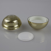 JA10-15ml Gold Ball shape cosmetic jar (4)