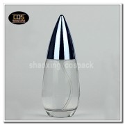 LGF30-100ml Clear glass bottle with lotion pump (1)