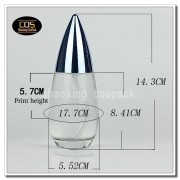 LGF30-100ml Clear glass bottle with lotion pump (4)