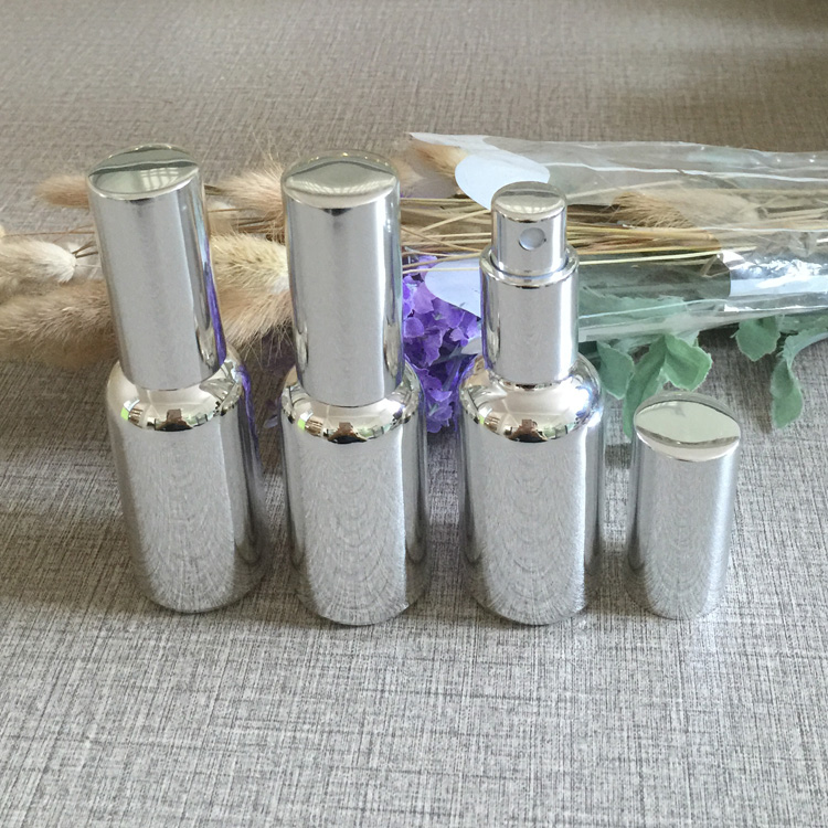 50pcs/lot 30ml glass silver plated refillable empty atomiser spray perfume bottle - Image 3