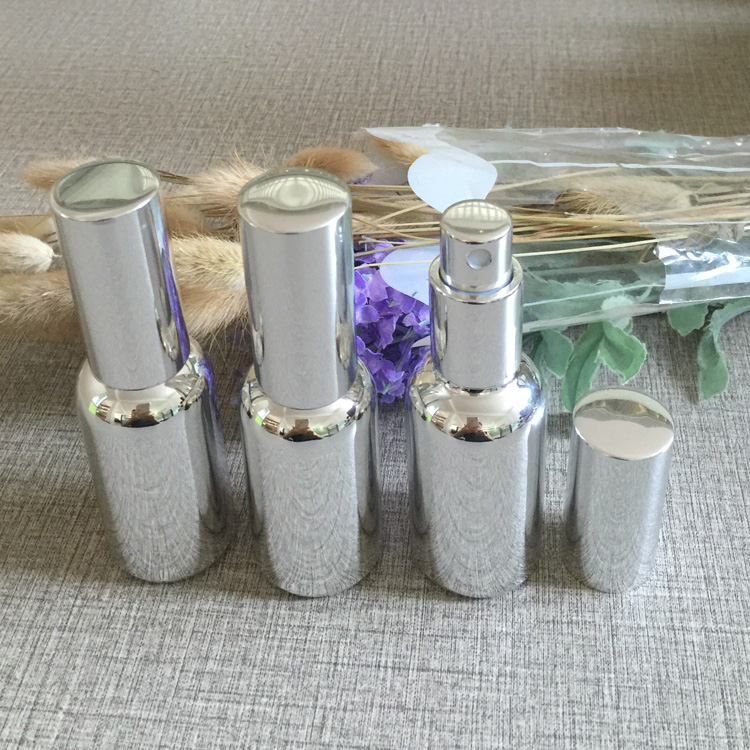50pcs/lot 30ml glass silver plated refillable empty atomiser spray perfume bottle - Image 4