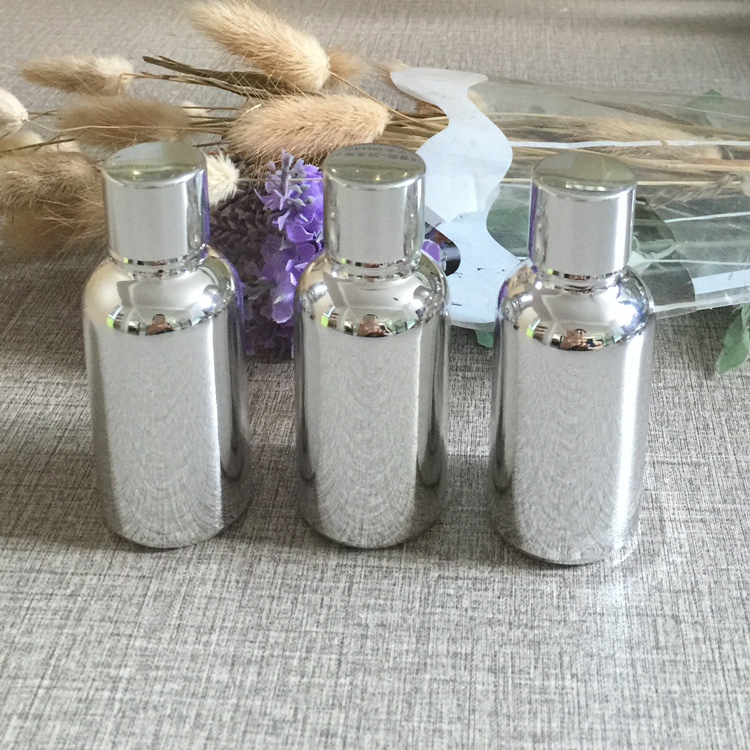50pieces/lot silver glass 1oz dropper essentical oil bottle wholesale