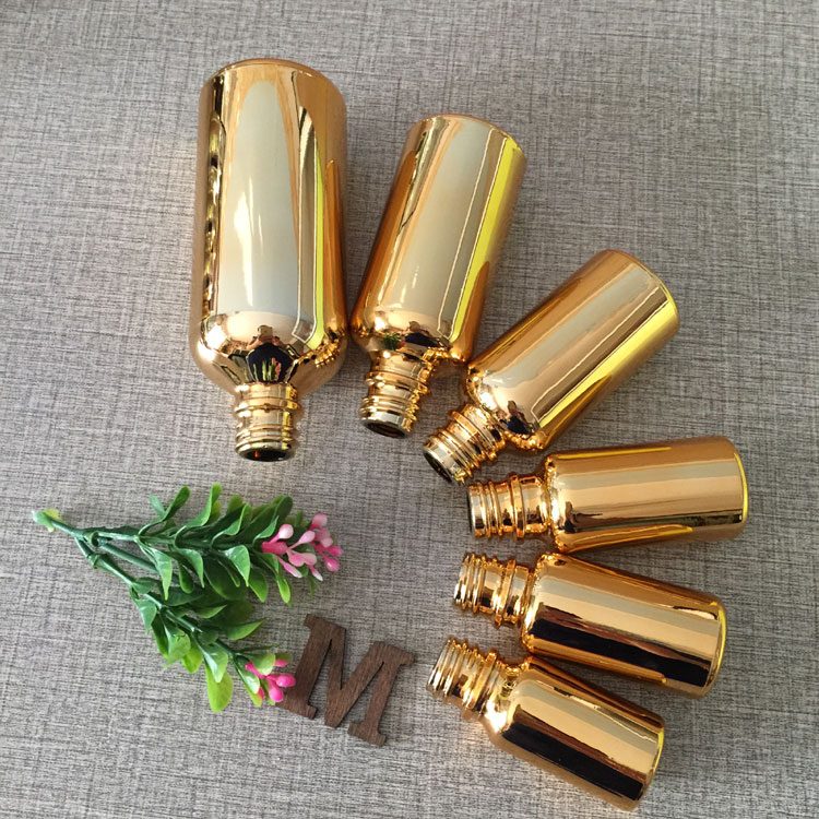 50pieces/lot 20ml gold plated essentical oil bottle wholesale - Image 6