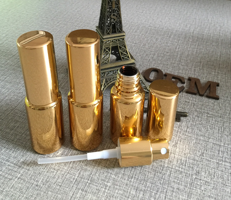 50pieces/lot 15ml gold plated refillable empty atomiser spray perfume bottle - Image 2