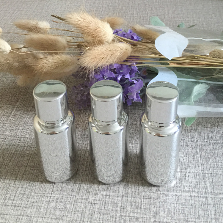 100pcs Silver 15ml glass bottles for essential oils