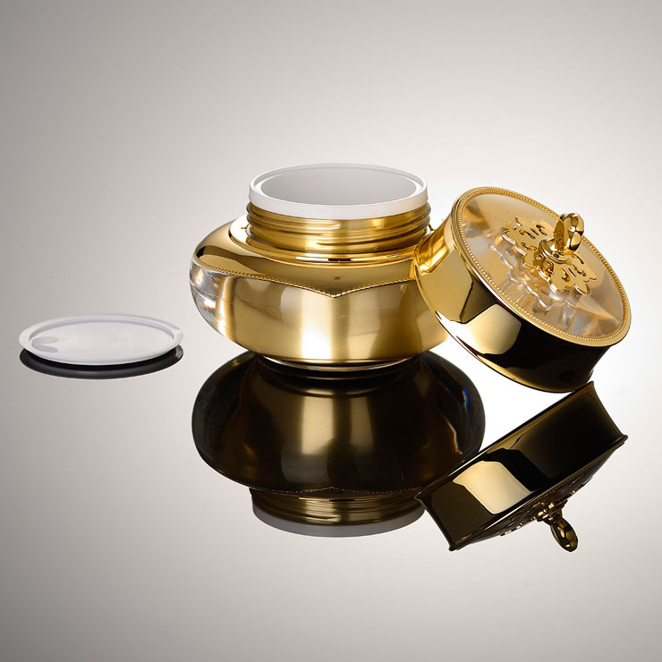 50pcs JA201 50ml acrylic jar for cosmetics