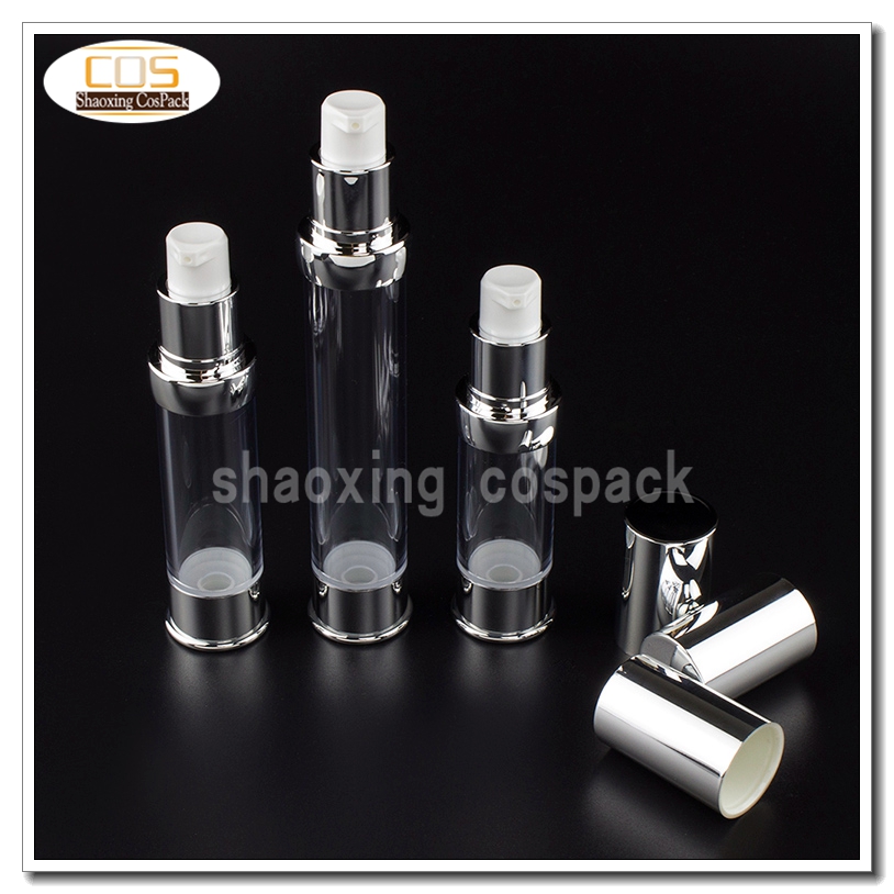 100pcs ZA218 15ml plastic airless cosmetic pump bottles