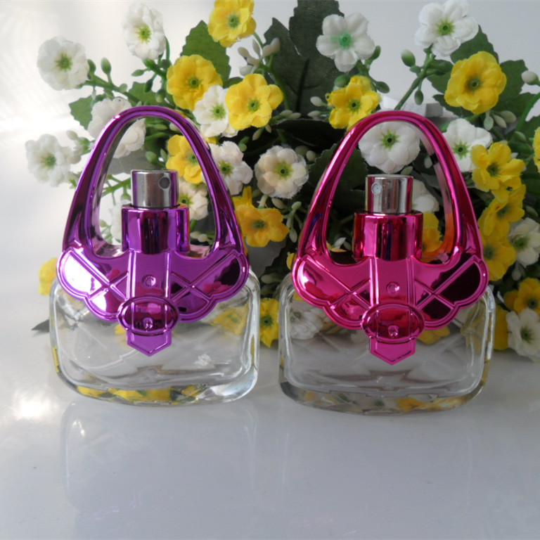 100pcs Explosion models 20ML handbag transparent glass perfume spray
