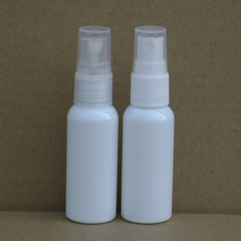 100pcs 30ML wholesale white opaque plastic miniature spray bottles