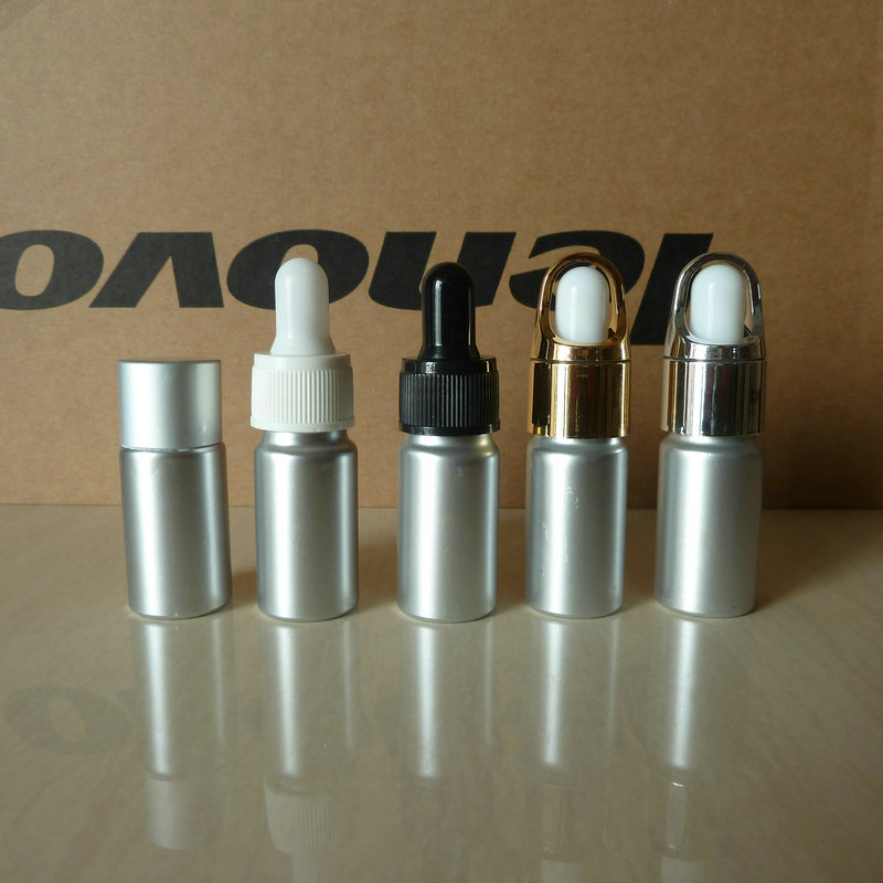 100pcs wholesale Aluminum bottle 10ml essential bottle