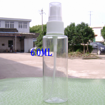 50pcs flat shoulder plastic spray bottle for cosmetic