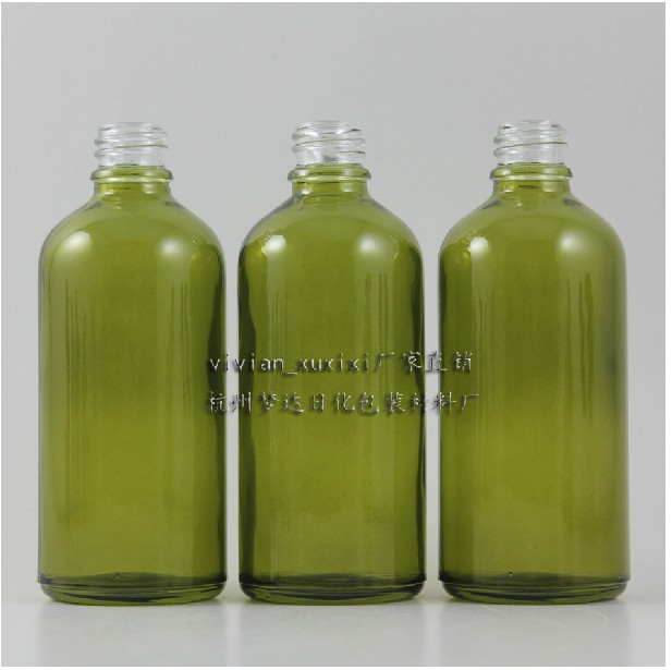 100pcs 100ml light green empty bottle without any caps