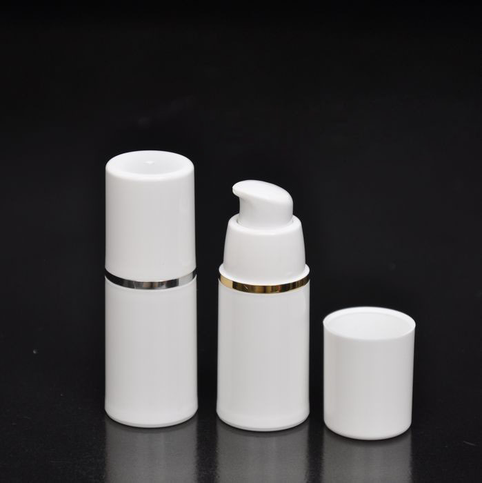 50pcs/lot PP 30ml white clear color airless pump bottle for lotion