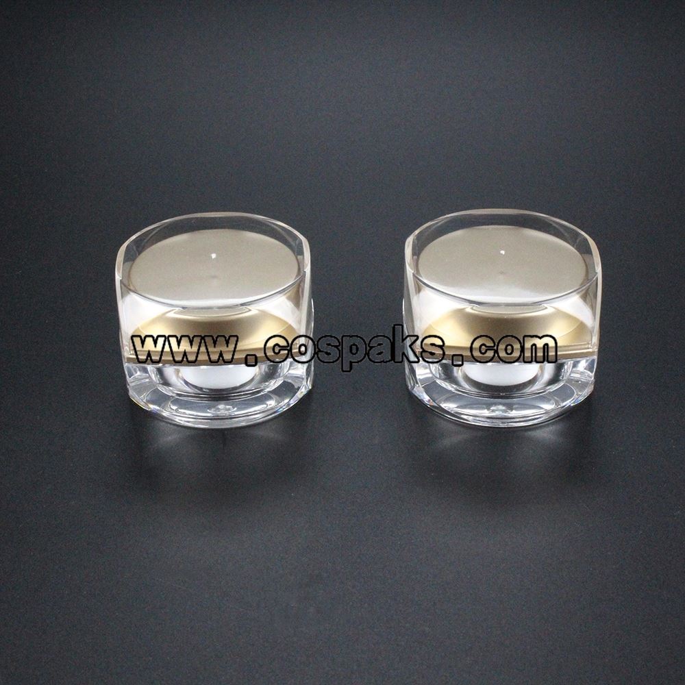 100pcs cosmetic 5ml mini acrylic jar