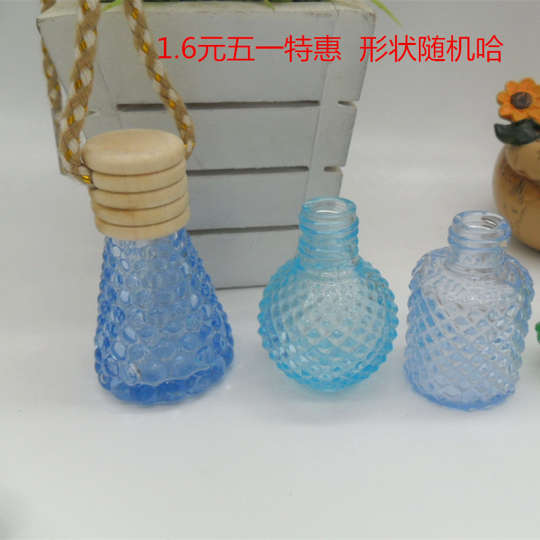 100pcs Steam car ornaments hanging car perfume bottles