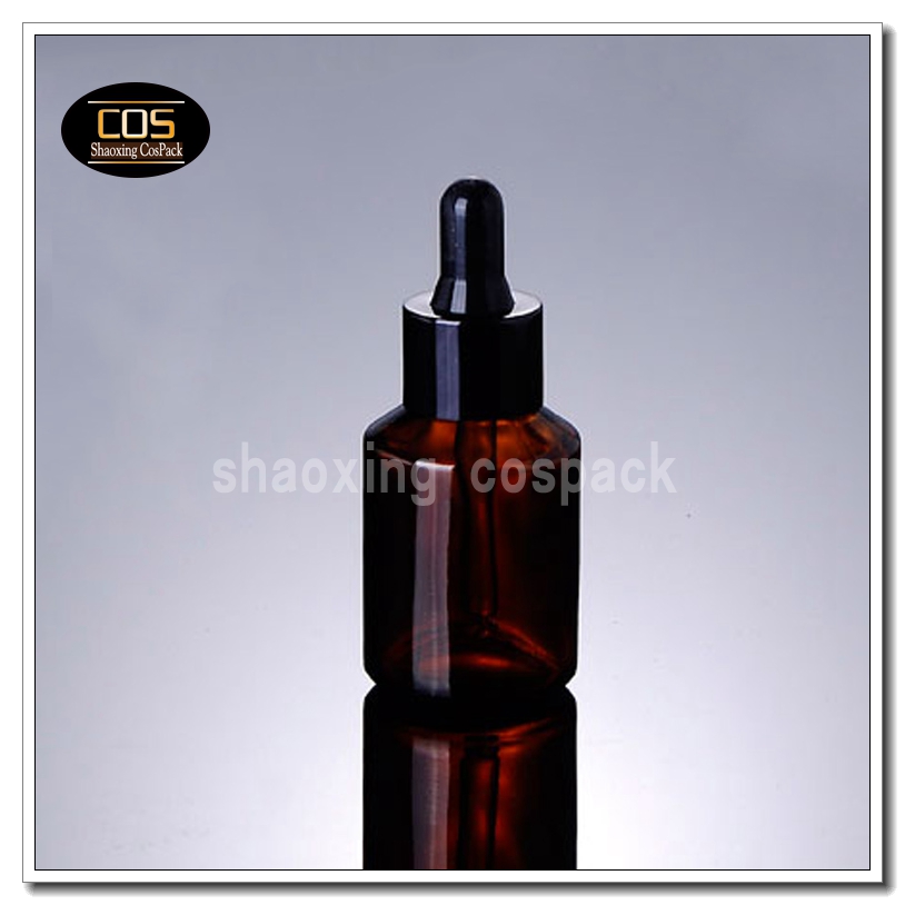 100pcs 30ml brown glass dropper bottles for essential oils