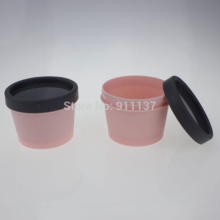 100pcs pp empty cosmetic 100 ml screw top jar