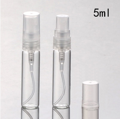 100pcs / lot 5ml glass spray perfume bottle