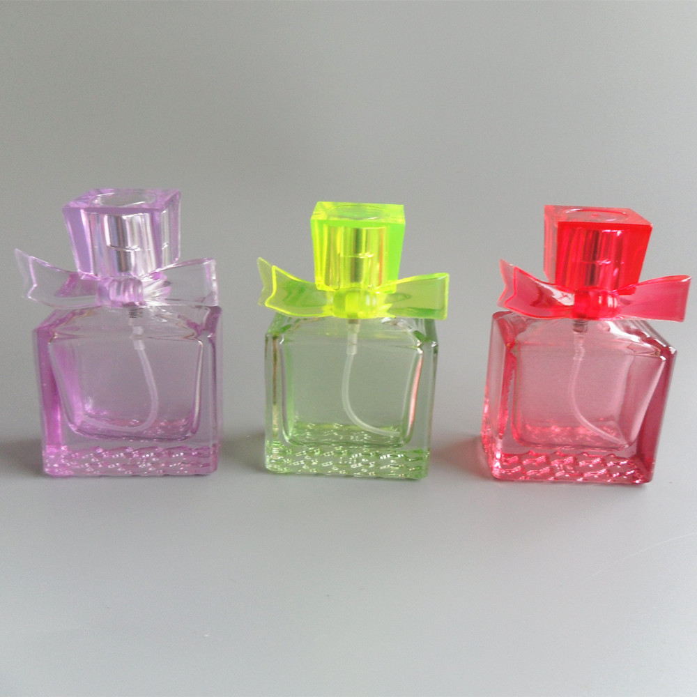 100pcs Oliveros Sweetheart 30ml perfume bottle dispensing bulk grade transparent colored glass bottles