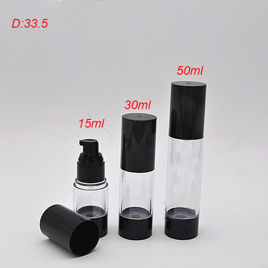 100pcs 15ml airless pump bottle essence lotion bottle
