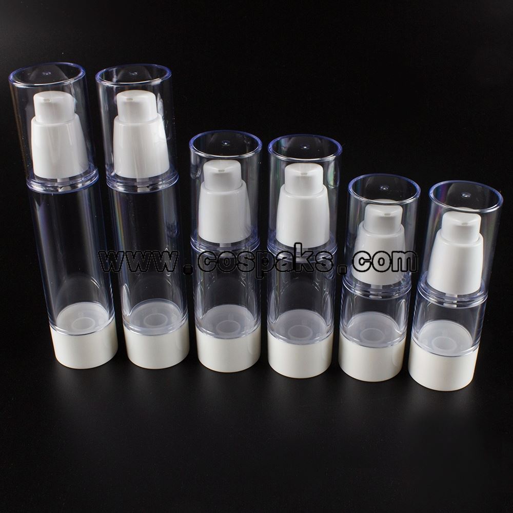 50pcs empty 30ml BB cream bottle with airless pump
