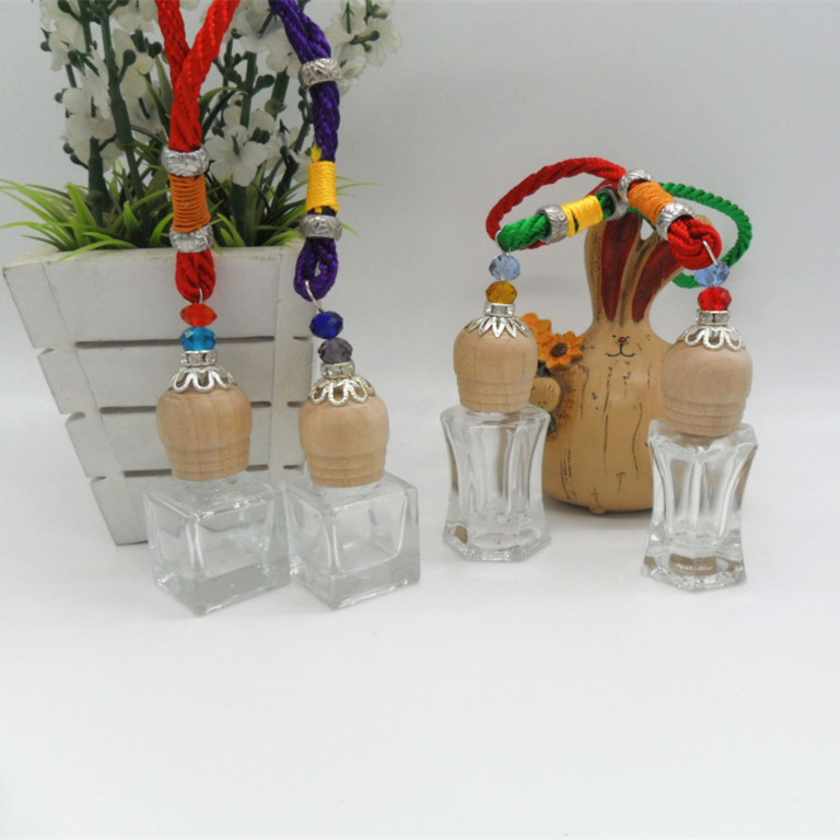 100pcs Steam car ornaments hanging car perfume bottles