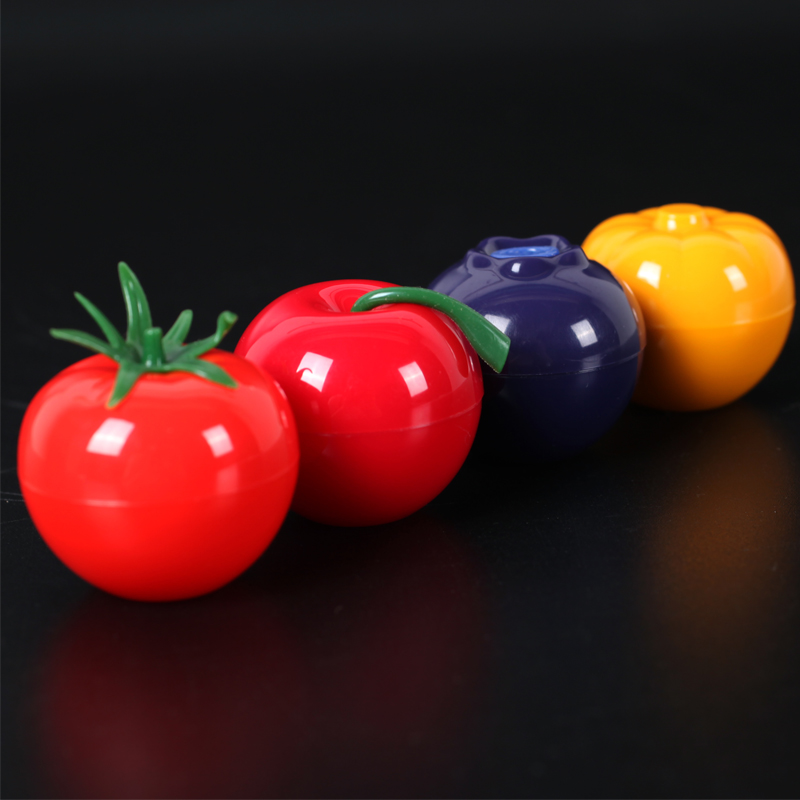100PCS colorful 10g lovely fruit and vegetables shape cream jars