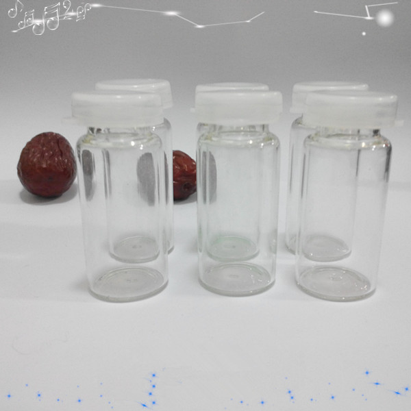 100 pcs wholesale 10ml Clear Glass Dropper Bottles with white cap For Essential Oil